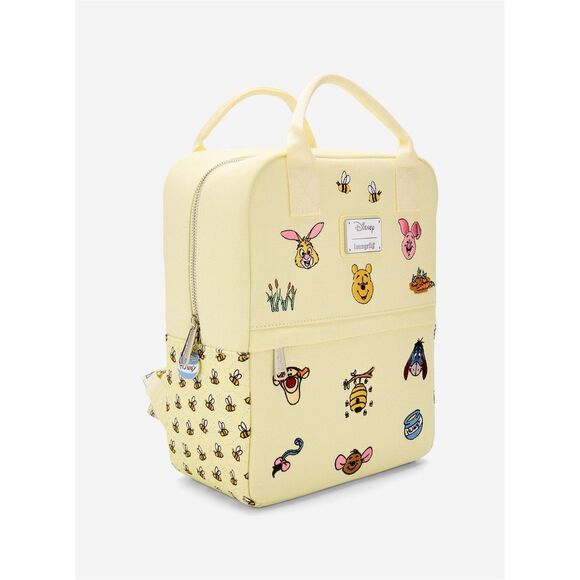 Loungefly Disney Winnie the Pooh Embroidered Characters Canvas Mini Backpack main image 4